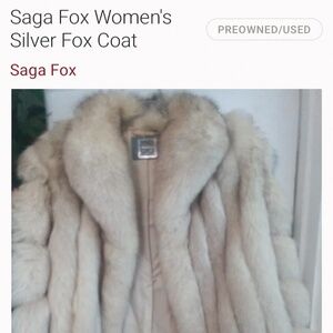 Authentic Avanti Furs Coat RN54421 Saga Selects Fox